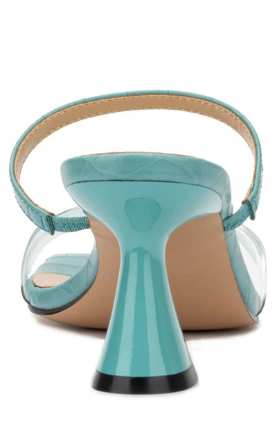 Torgeis Papilio Clear Strap Sandal In Aqua