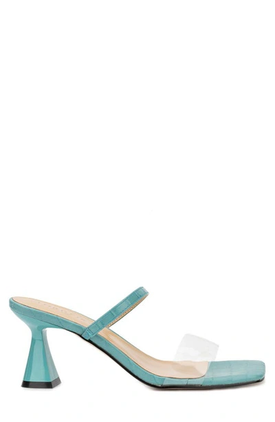 Torgeis Papilio Clear Strap Sandal In Aqua