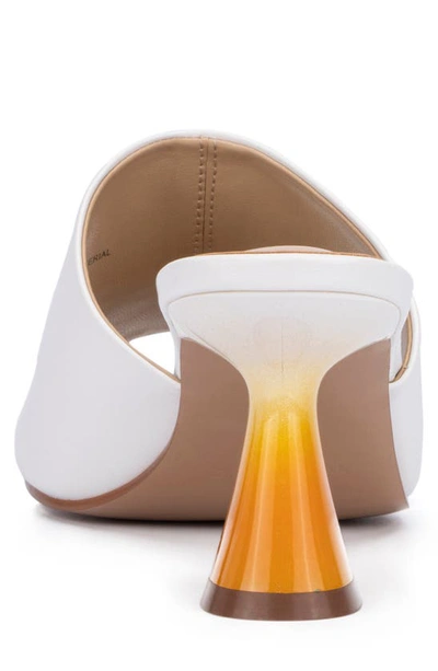 Torgeis Scarlette Ombre Heel Sandal In White