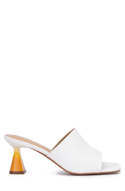 Torgeis Scarlette Ombre Heel Sandal In White