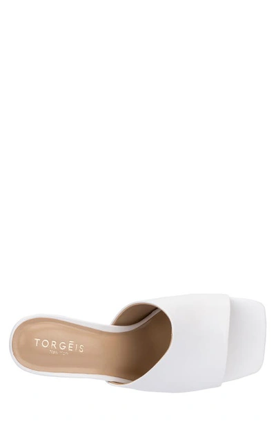 Torgeis Scarlette Ombre Heel Sandal In White