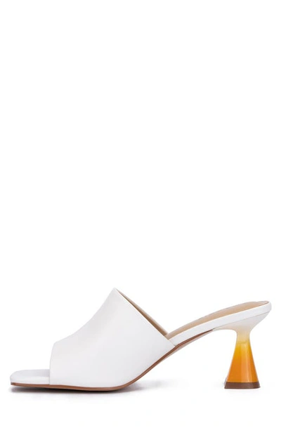 Torgeis Scarlette Ombre Heel Sandal In White