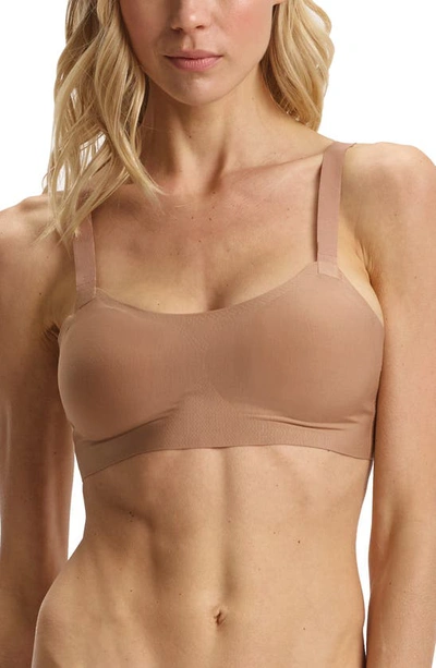 Shop Commando Butter Soft Support Backclosure Bralette In Toffee