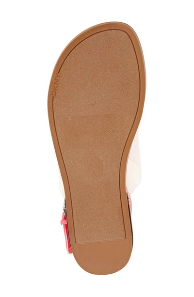 Shop Dkny Ava Ankle Strap Sandal In Fushia