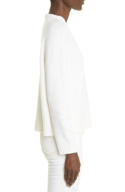 Shop Loro Piana Cashmere Sweater In White