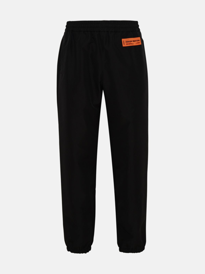 Shop Heron Preston Black Polyester Pants