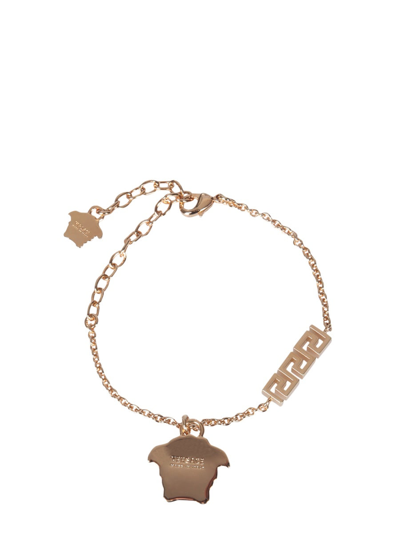 Shop Versace Jellyfish Bracelet In Gold