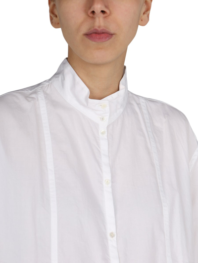 Shop Lemaire Poplin Shirt In White