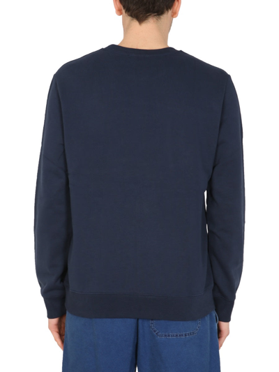 Shop Apc Rider Sweatshirt In Blue