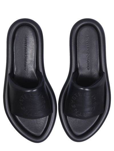 Shop Stella Mccartney Air Slide Sandals In Black