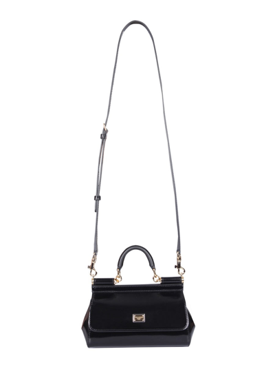 Shop Dolce & Gabbana Small Sicily Bag In Black