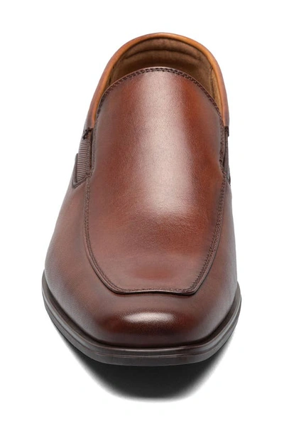 Shop Florsheim Jackson Moc Toe Venetian Loafer In Cognac