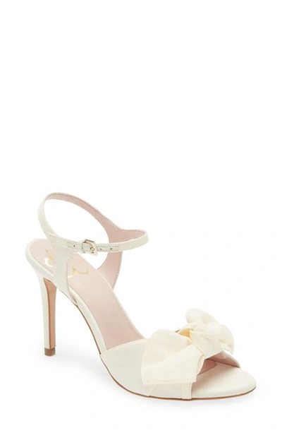 Shop Ted Baker Heevia Ankle Strap Sandal In Ivory