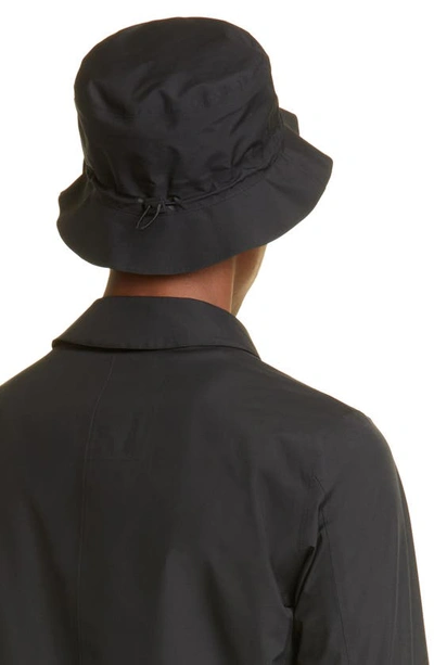 Shop Herno Laminar Goretex® Waterproof Rain Jacket & Bucket Hat In 9300-nero