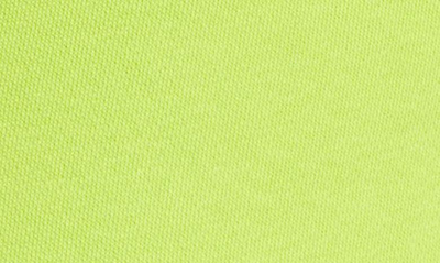 Shop Nike Sportswear Essential Fleece Shorts In Atomic Green/ White