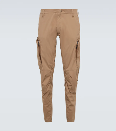 Shop Acronym Encapsulated Nylon Articulated Cargo Pants In Khaki