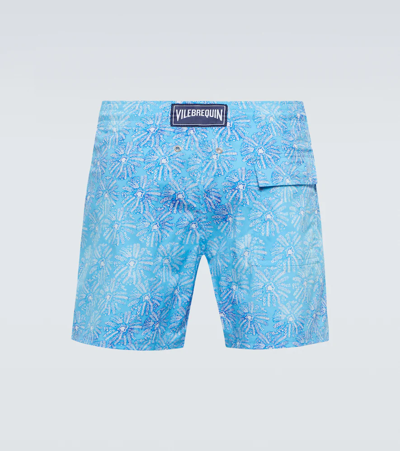 Shop Vilebrequin Drawstring Swim Shorts In Horizon