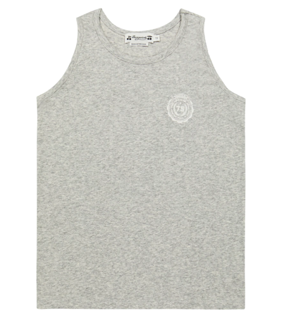 Bonpoint Athis Set Of Three Cotton-blend Tank Tops In Upb Bleu