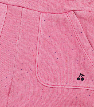 Bonpoint Arial Embroidered-logo Shorts In Faded Pink
