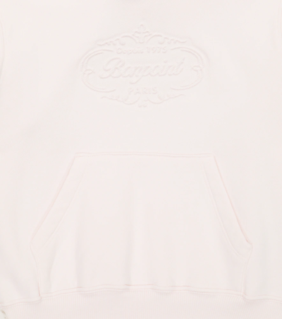 Shop Bonpoint Aiana Logo Cotton Hoodie In Pale Pink