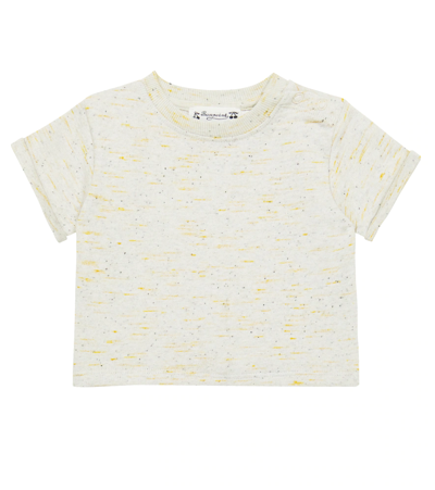 Shop Bonpoint Baby Aiman Cotton Jersey T-shirt In Upb Beige
