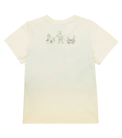 Shop Gucci Baby Printed Cotton T-shirt In Sunkissed/mc