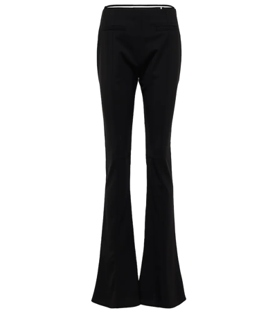 Shop Jacquemus Le Pantalon Tangelo Wool-blend Pants In Black