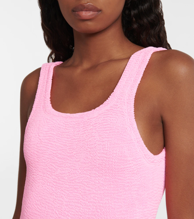 Hunza G Square Neck Swim In Bubblegum