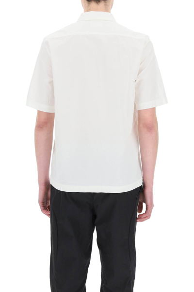 Shop C.p. Company Cp Company Ripstop Cotton Shirt In White