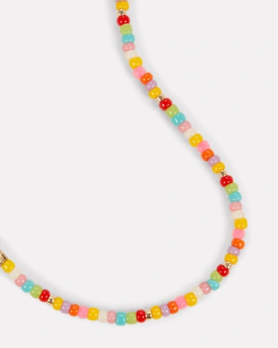 Shop Anni Lu Tutti Frutti Rainbow Beaded Bracelet In Multi