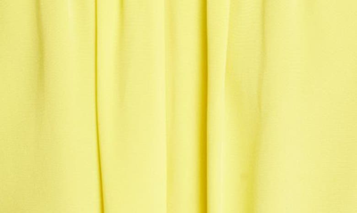 Shop Adam Lippes Belted Silk Crepe Jumpsuit In Citron