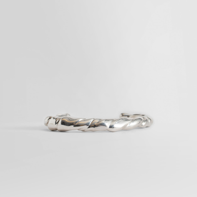 Shop Loewe Woman Silver Bracelets
