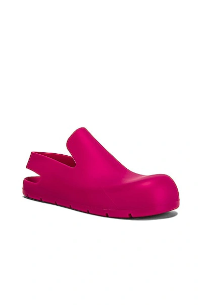 Bottega Veneta Puddle Sling Back Flat Sandals In Hollyhock