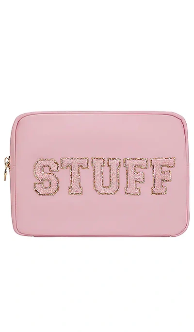 Shop Stoney Clover Lane Stuff Large Pouch In Pink