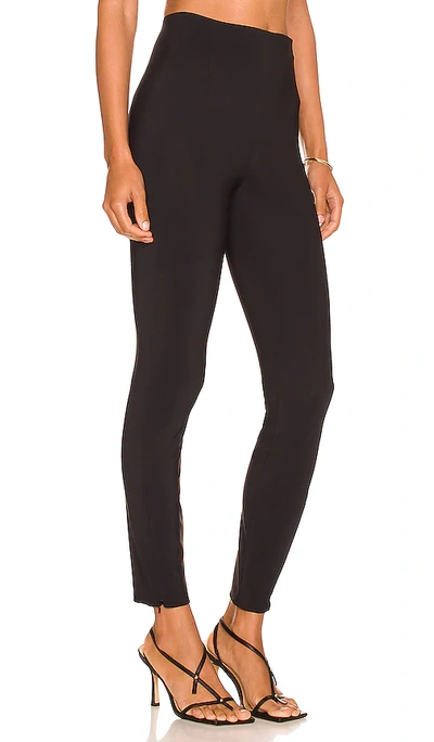 Theory Scuba High-rise Leggings In Black