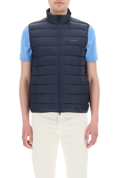 Shop Barbour Bretby Nylon Vest In Blue