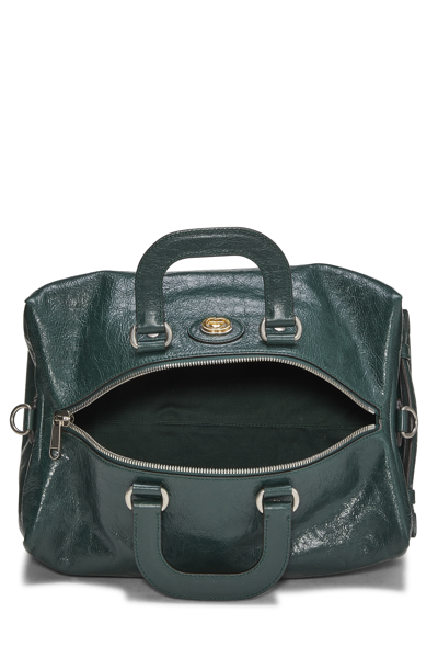 Pre-owned Gucci Black Leather Soft Backpack 
