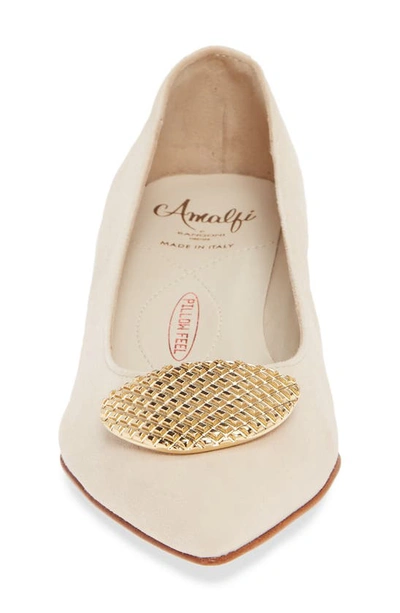 Shop Amalfi By Rangoni Alfanso Pointed Toe Pump In Sand Suede
