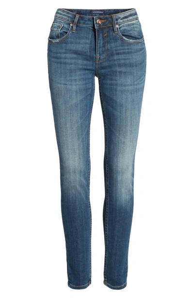 Shop Vigoss Jagger Ripped Skinny Jeans In Med Wash