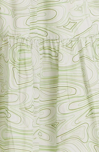 Charlie Holiday Pricilla Maxi Dress In Abstract Wave