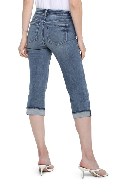 Shop Nydj Marilyn Cool Embrace Straight Crop Jeans In Rockie
