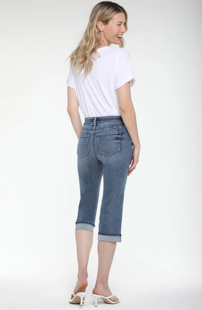 Shop Nydj Marilyn Cool Embrace Straight Crop Jeans In Rockie