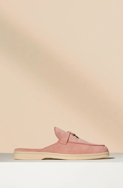 Shop Loro Piana Babouche Charms Mule In Pink Water