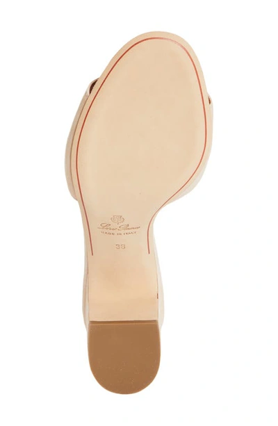 Shop Loro Piana Summer Charms Slide Sandal In 3873 Pink Sand
