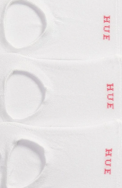 Shop Hue 3-pack The Perfect Sneaker Liner Socks In White Pack