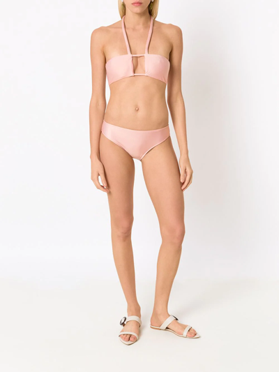 Shop Adriana Degreas Cut-out Detail Bikini In Pink