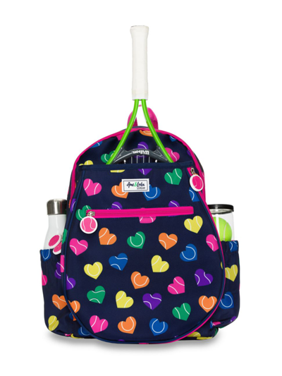 Shop Ame & Lulu Little Girl's & Girl's Big Love Rainbow Serve Tennis Backpack
