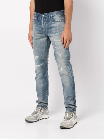 John Elliott The Cast 2 Slim Fit Jeans In Blue
