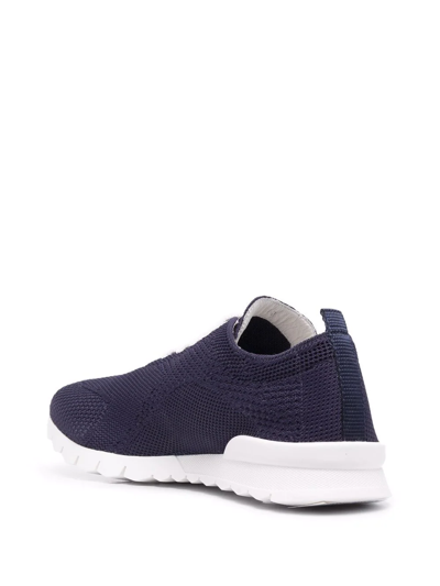 Shop Kiton Fit Low-top Sneakers In Blue