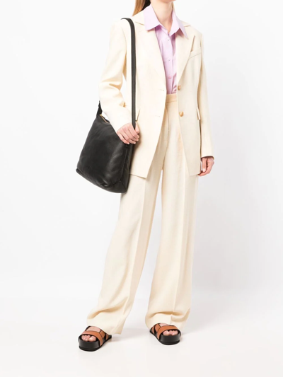 Shop Yu Mei Braidy Leather Cross-body Bag In Schwarz